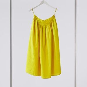 Jupe by Jackie, size medium, yellow midi skirt “Juliette”